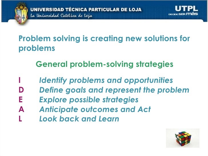 definition of problem solving in psychology