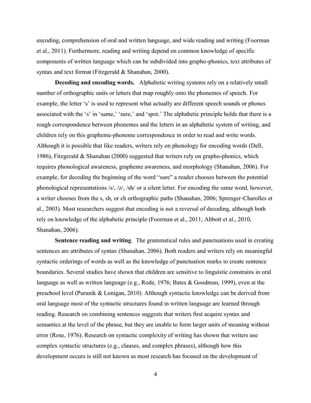 Developmental relations between reading and writing at the word,