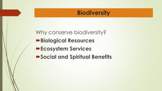 Nexus Between Development and biodiversity conservation | PPTX