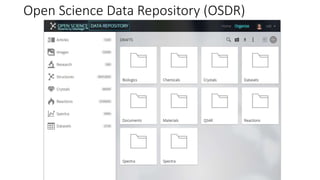 Open Science Data Repository (OSDR)
 