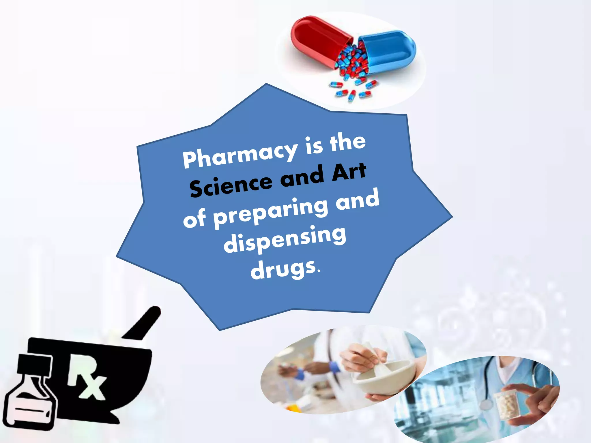INTRODUCTION TO PHARMACY | PPTX | Chemistry | Science
