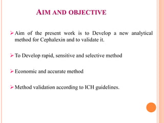 Development and validation of rp hplc method for | PPTX