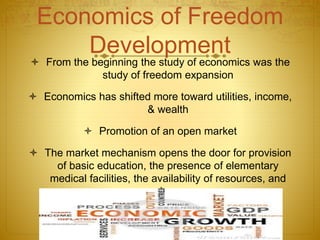 Development as freedom slide presentation | PPTX