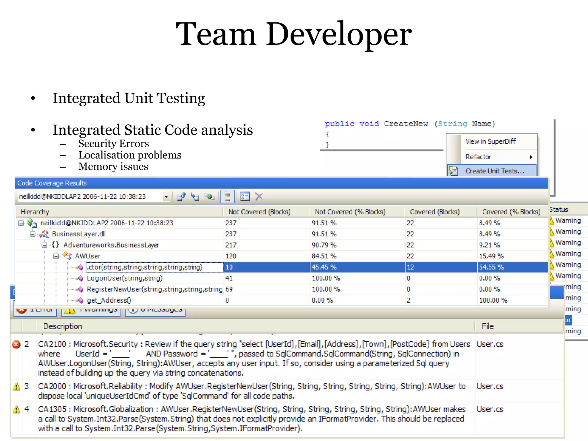 PHX Session #1: Development Best Practices And How Microsoft Helps