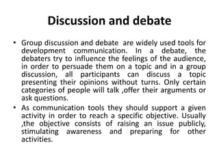 Development communication | PPTX