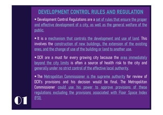 Development control rules (NBC) | PPT