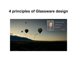 4 principles of Glassware design
 
