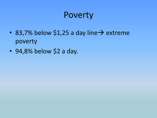 Economic Indicators 3Share of different sectors of the GDP in Liberia from 1987 to 2005Mind the gap