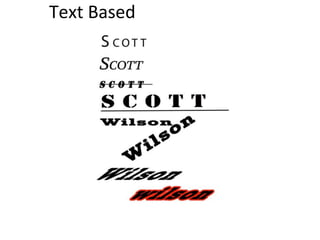 Text Based
 