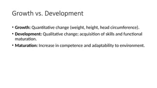 Development Vs Maturation Development in Children.pptx useful for | PPTX