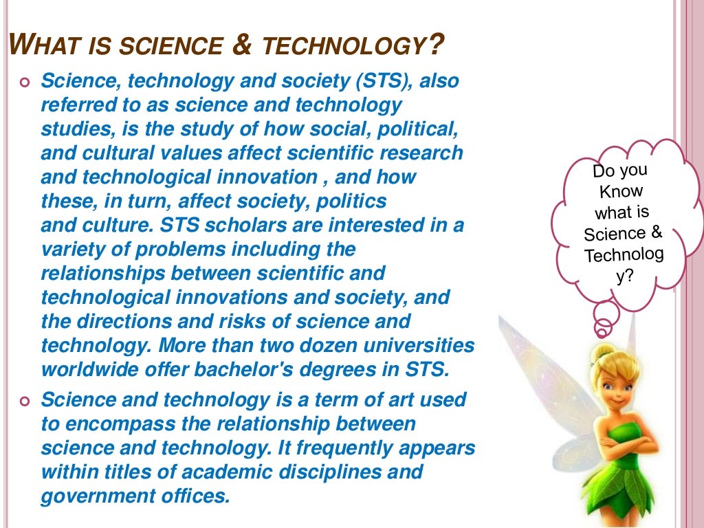 Development in science and technology