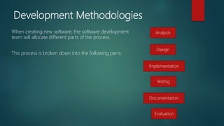 Development methodologies | PPTX