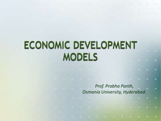 Prof. Prabha Panth,
Osmania University, Hyderabad.
 