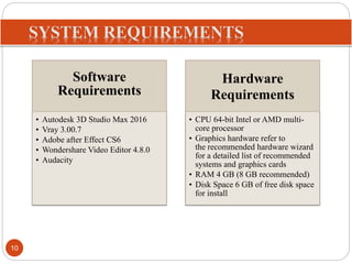 Development of a 3d animated short film using 3d animation technique | PPTX
