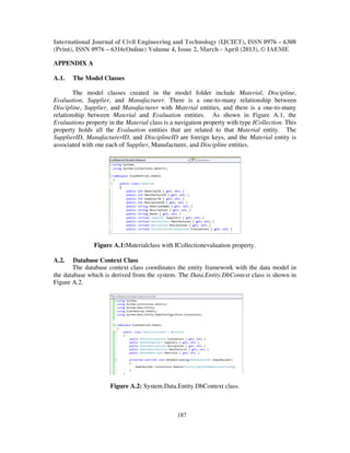 Development of a web based decision support system for materials ...