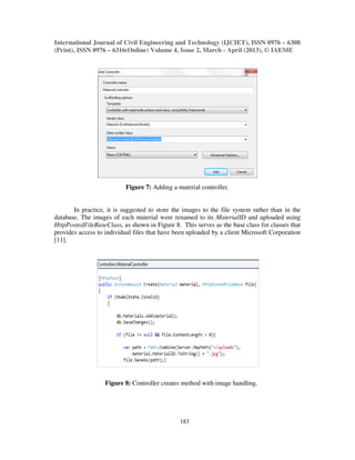 Development of a web based decision support system for materials ...