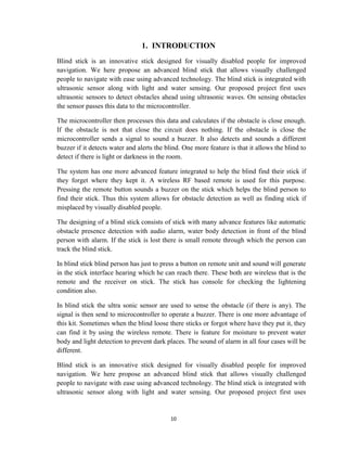 Development of blind stick | PDF