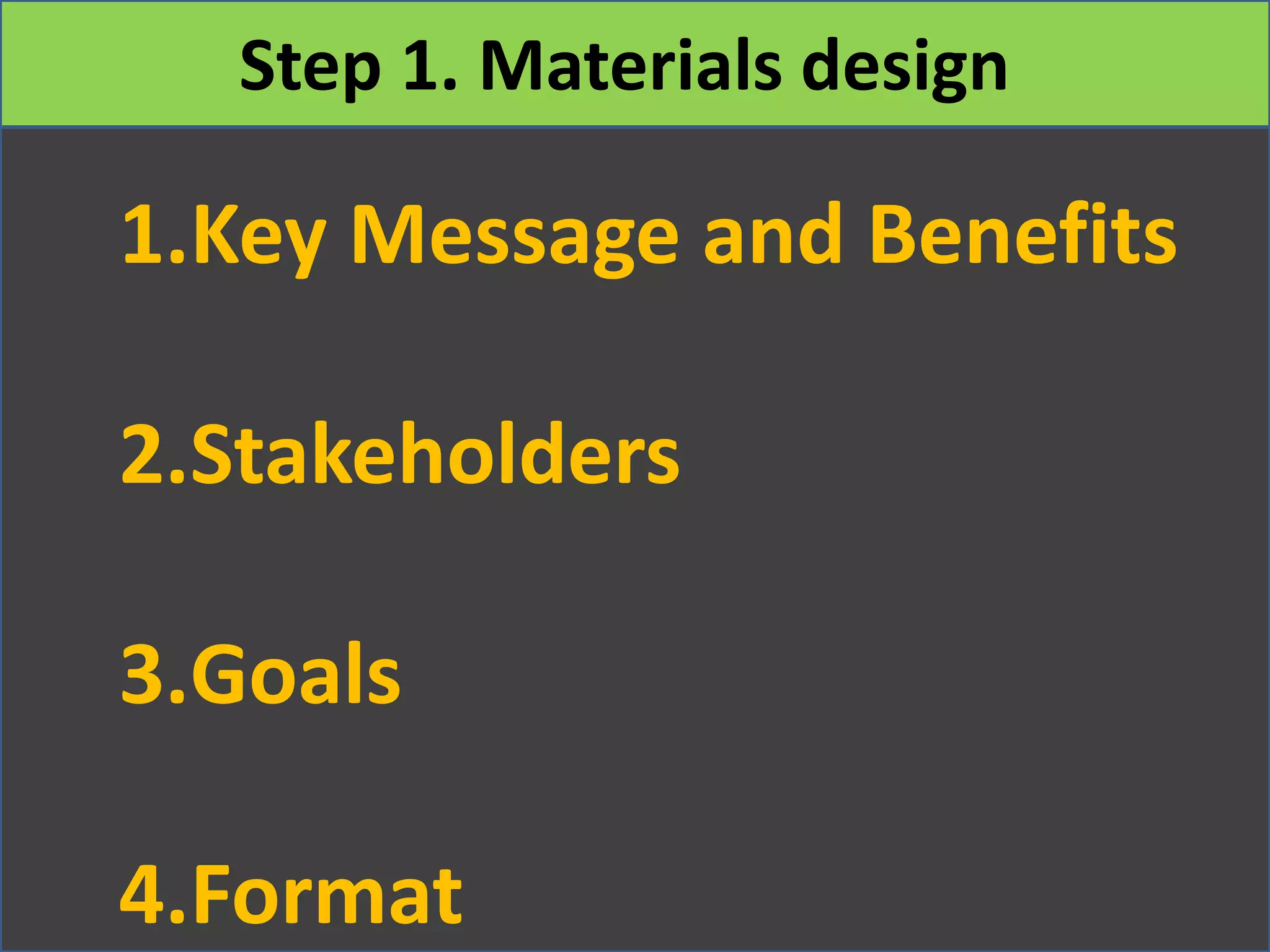 Development of com dev materials | PPTX