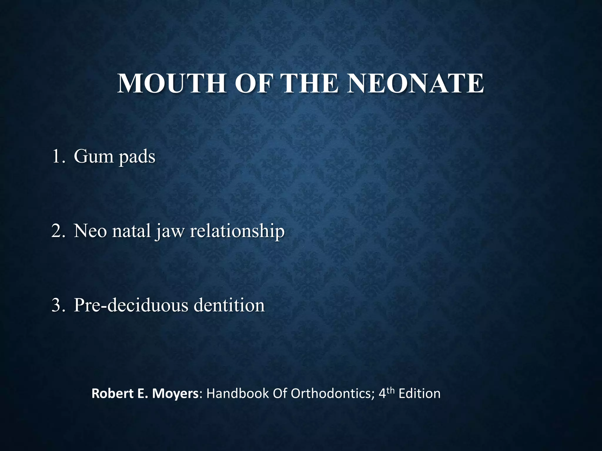Development of dentition PPT