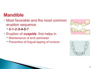 Development of dentiton and occlusion dr ajay srinivas | PPT