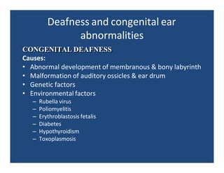 Development of ear.pdf Development of the Ear The ear develops from ...