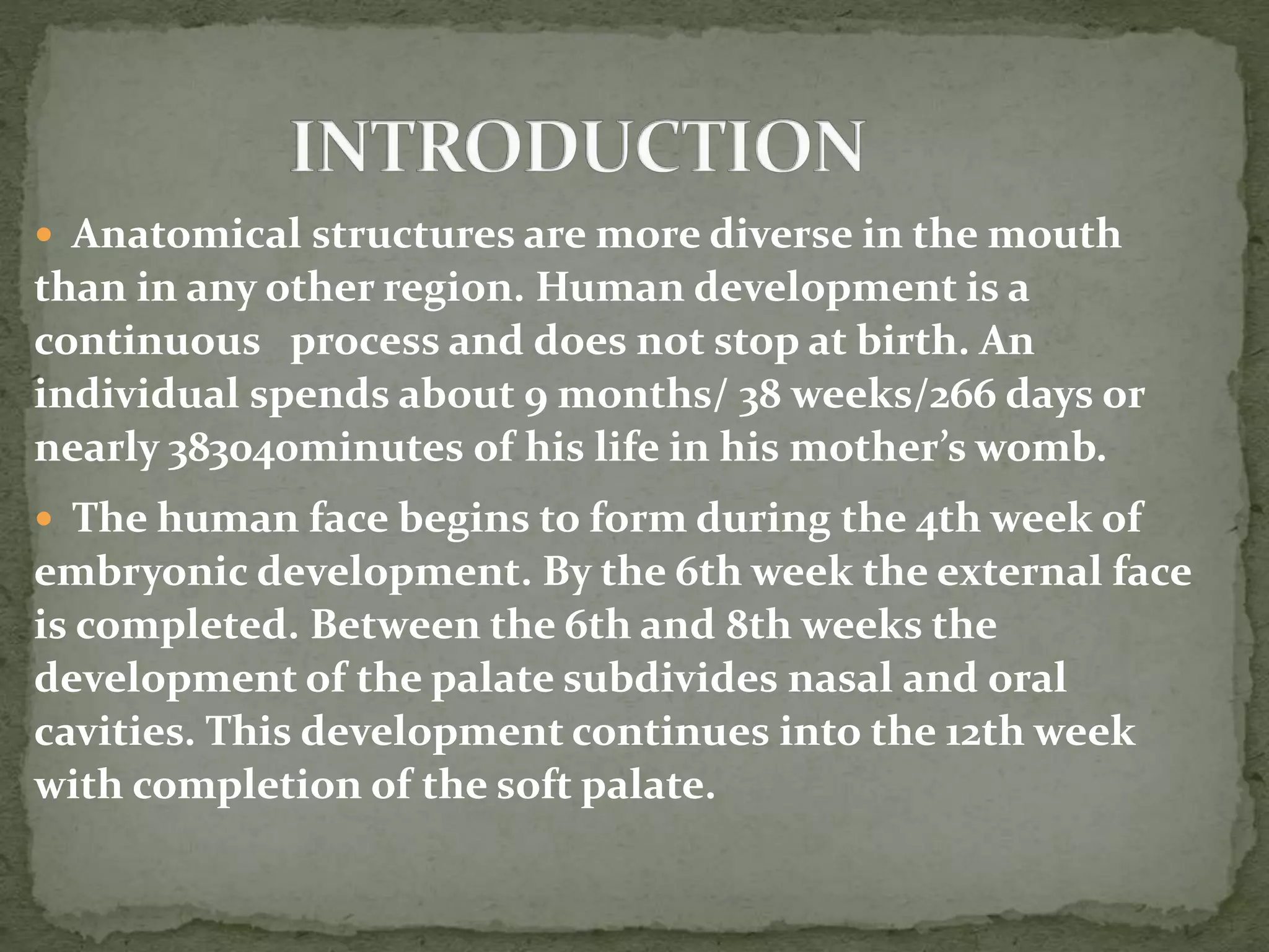 Development of face & Developmental anomalies | PPTX