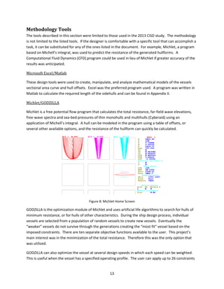 Development of generalized trimaran hullform design methodology (5-16 ...