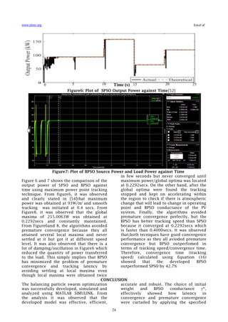 Development of Improved MPPT Algorithm Based on Balancing PSO for ...