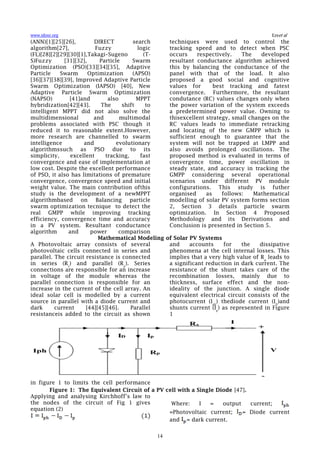 Development of Improved MPPT Algorithm Based on Balancing PSO for ...