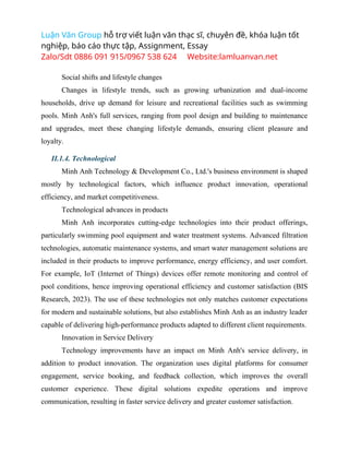 Development of marketing communication for Minh Anh company | DOCX