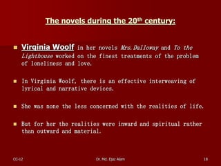 Development of novels, brief history of novel ppt | PPT