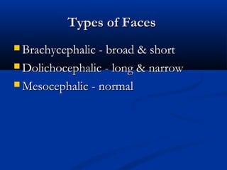 Dolichocephalic Races Development of occlusion | PPT