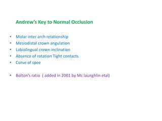 Development of Occlusion from infancy to adolescence. PPT | PPTX