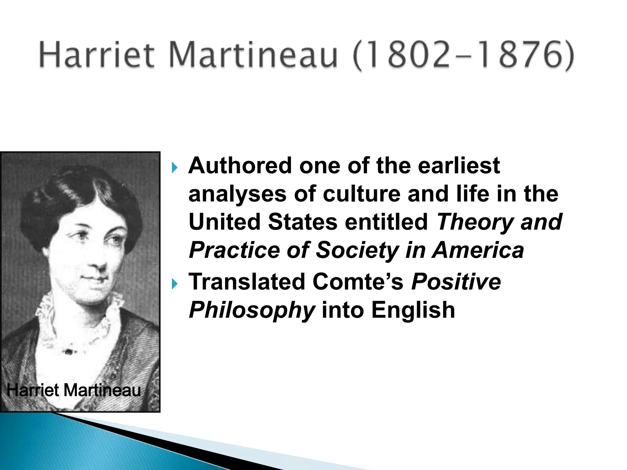 Social Dynamics—forces which contribute to social changeAuguste Comte (1798-1857)