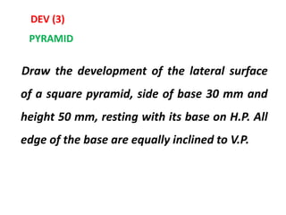 development of surface - Engineering graphics | PDF