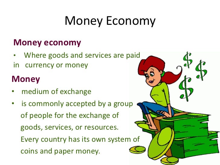Development of the circulation of money
