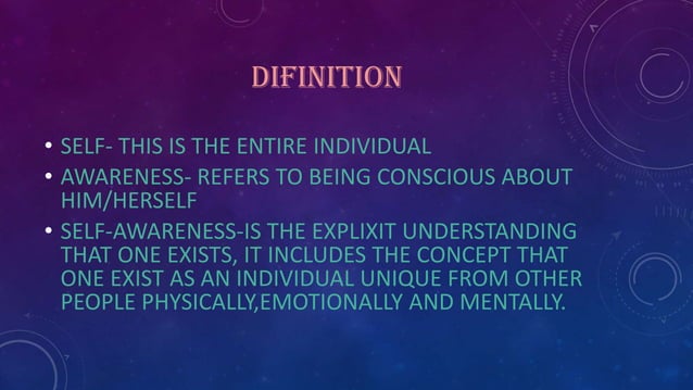 Development of the self in society | PPTX