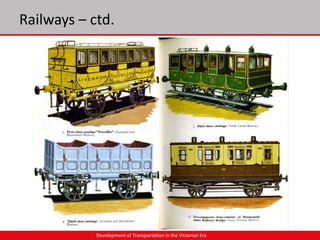 Development of Transportation in the Victrorian Era | PPTX
