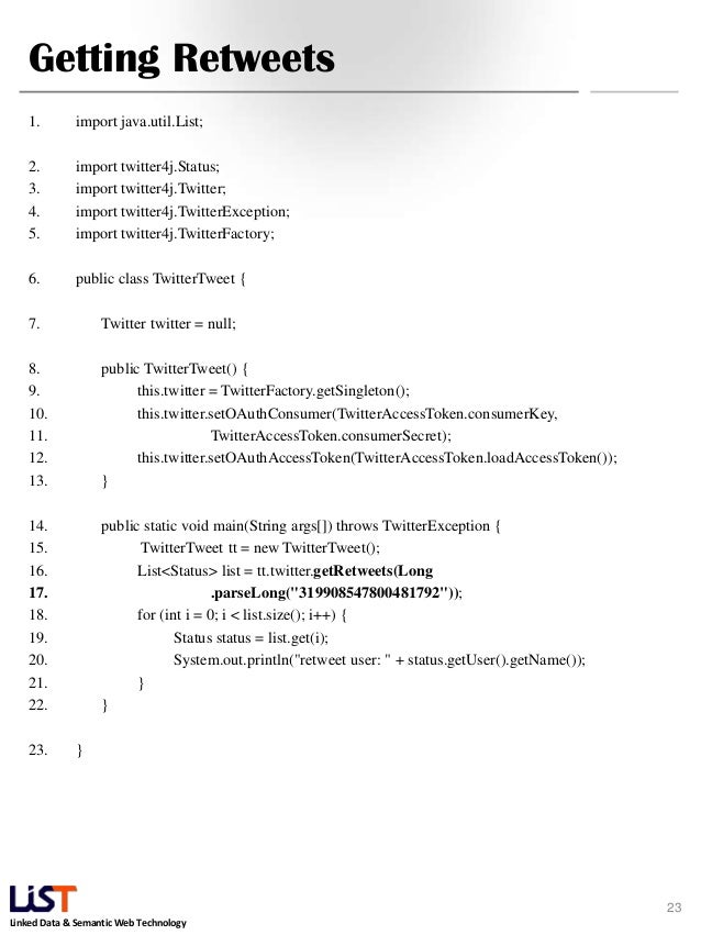 Development Of Twitter Application 4 Timeline And Tweet