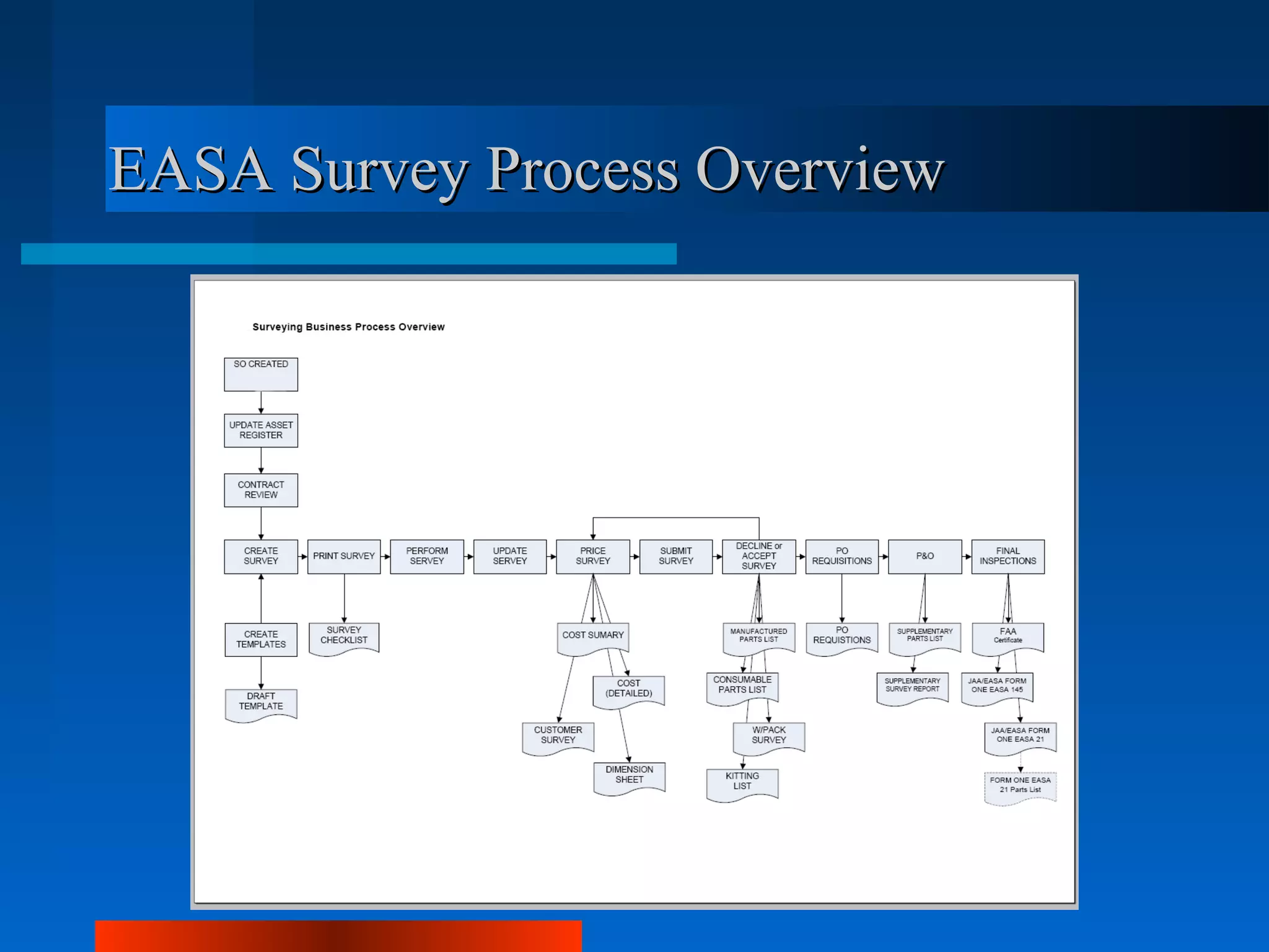 EASA Survey Process Overview
 