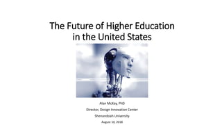 The Future of Higher Education in the United States | PPTX