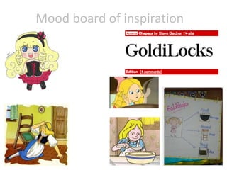 Mood board of inspiration 
 