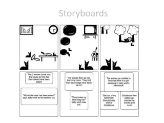 Storyboards 
 