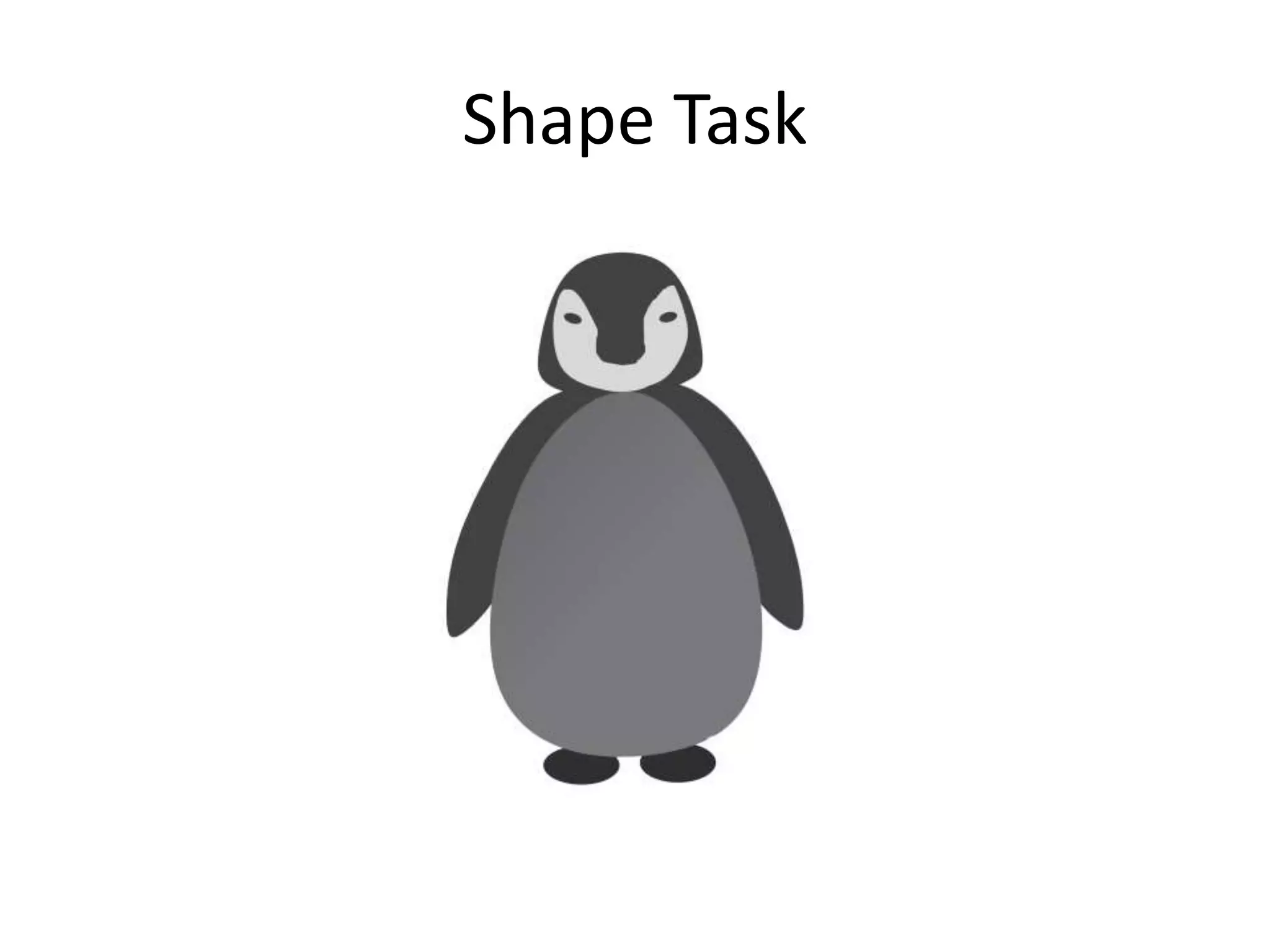 Shape Task 
 