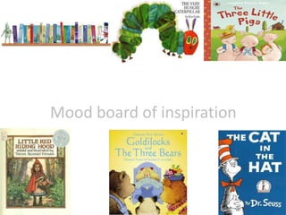 Mood board of inspiration
 