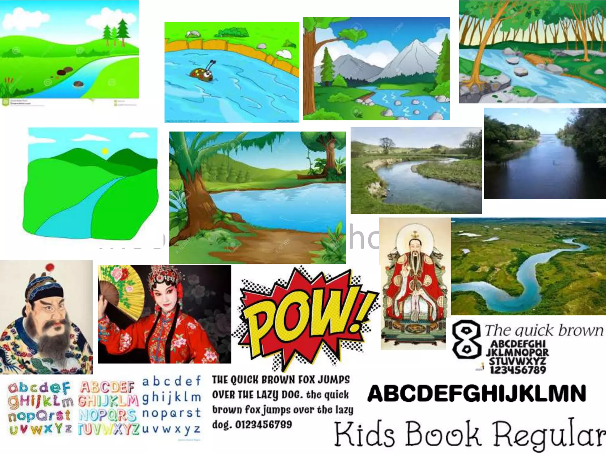 Mood board of chosen idea
 