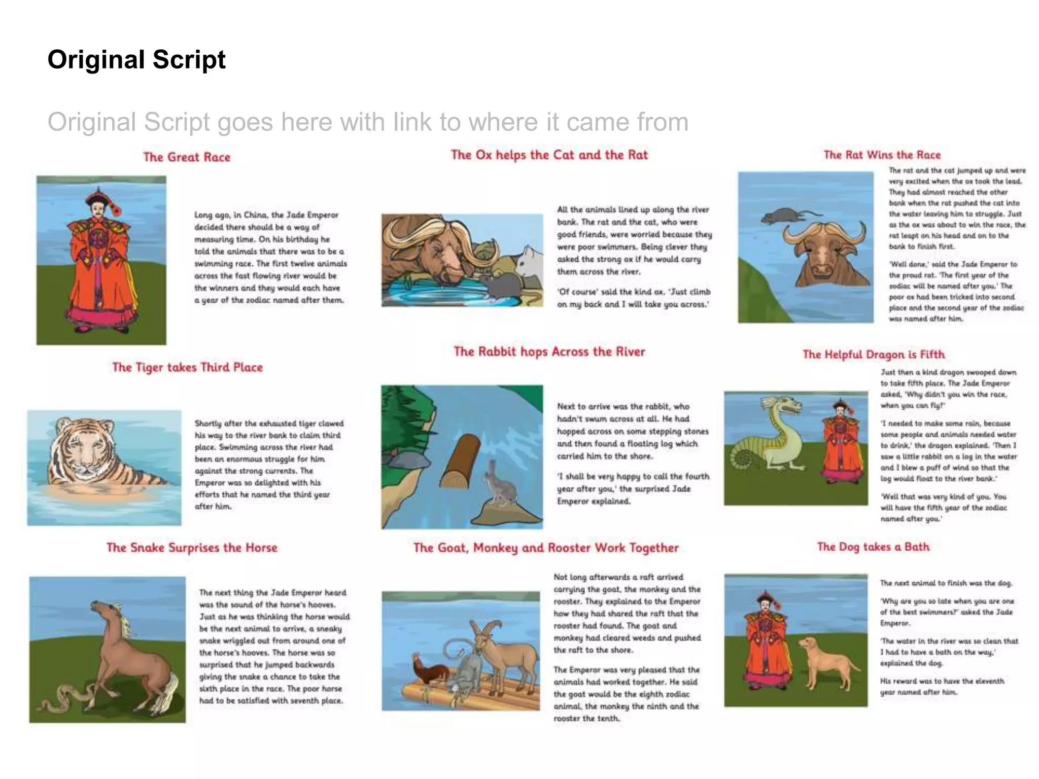 Original Script
Original Script goes here with link to where it came from
 