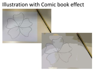 Illustration with Comic book effect 
 