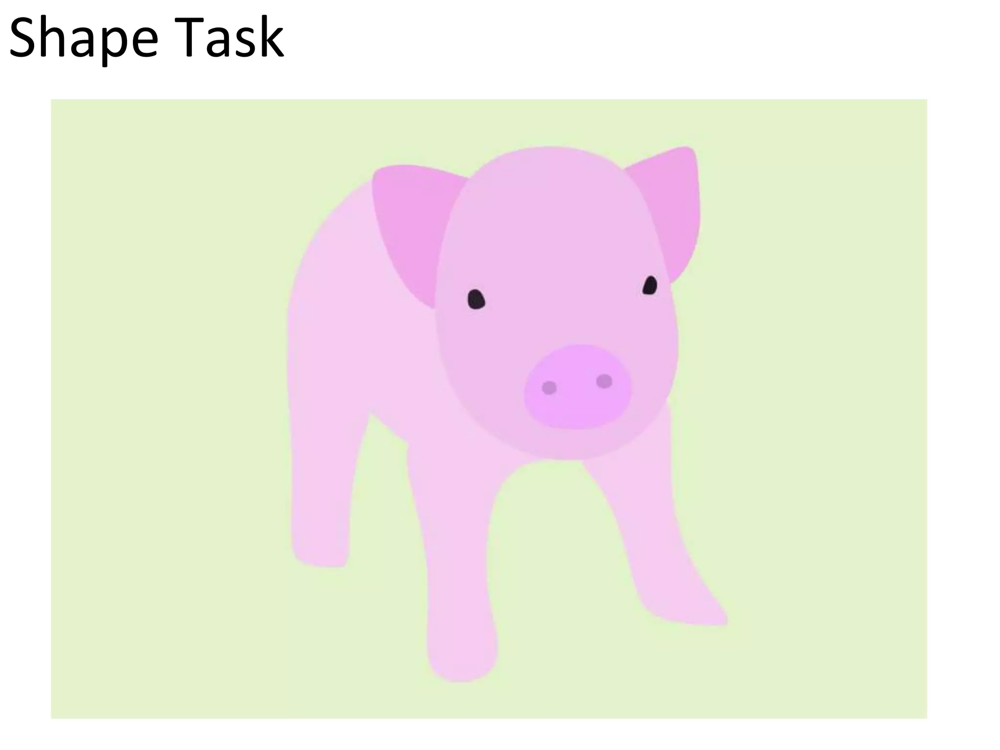 Shape Task
 