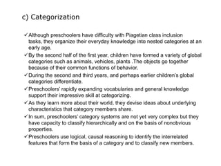 Development psychology (Physical and Cognitive Development in Early ...